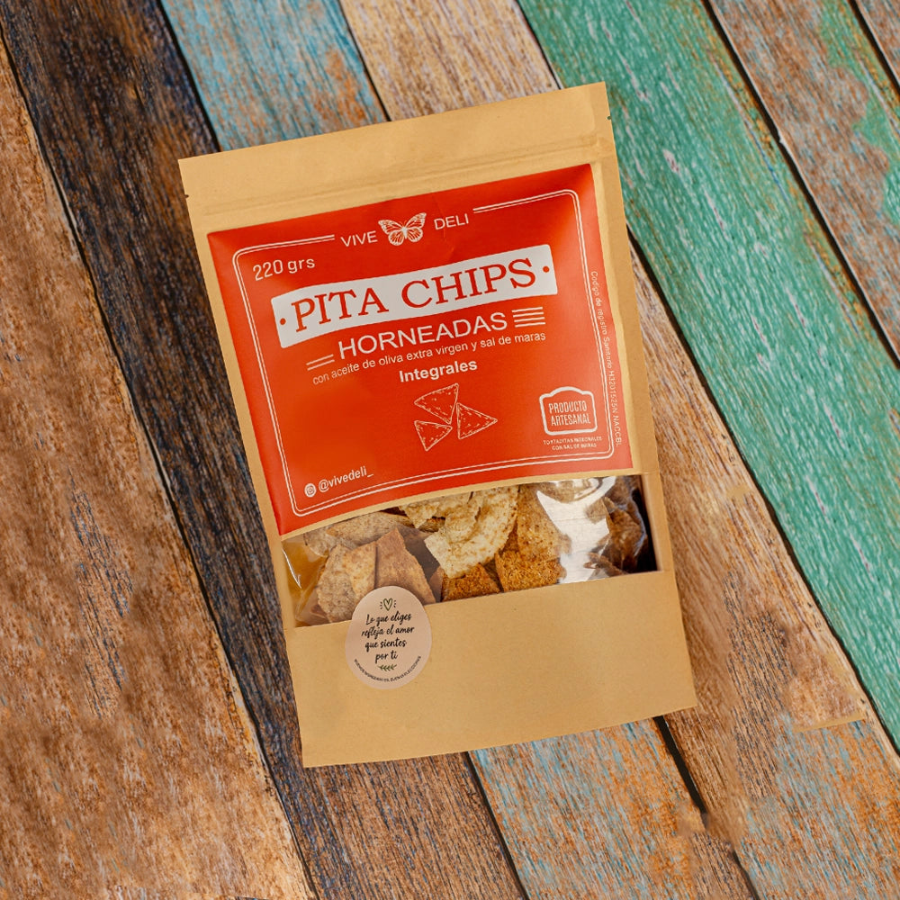 Pita chips Integrales