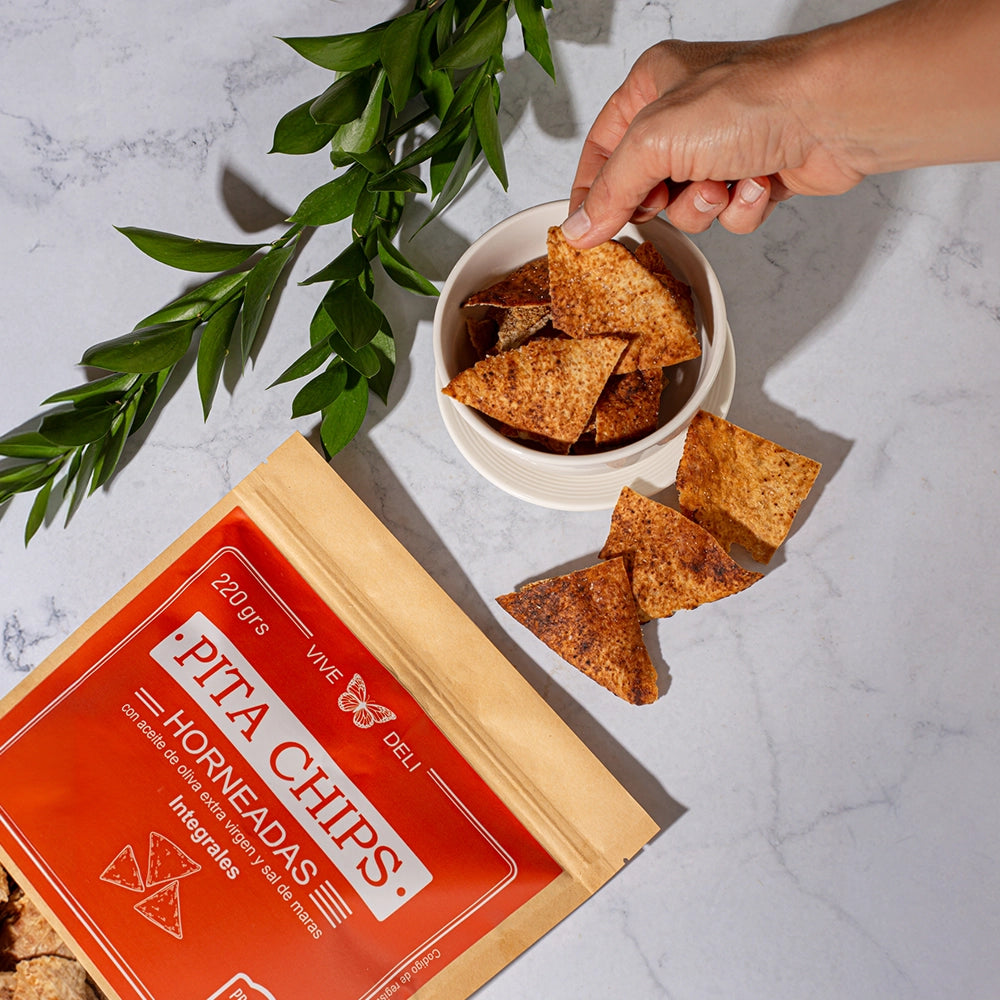 Pita chips Integrales