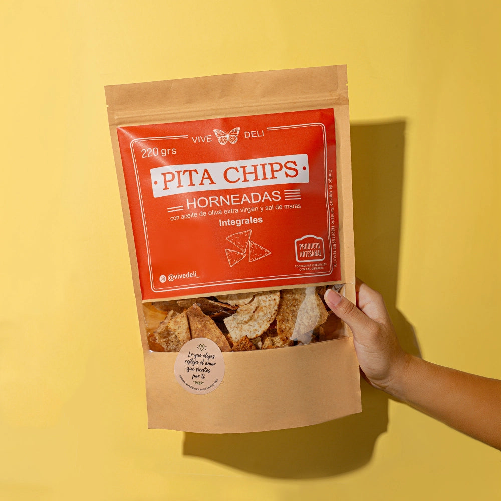 Pita chips Integrales